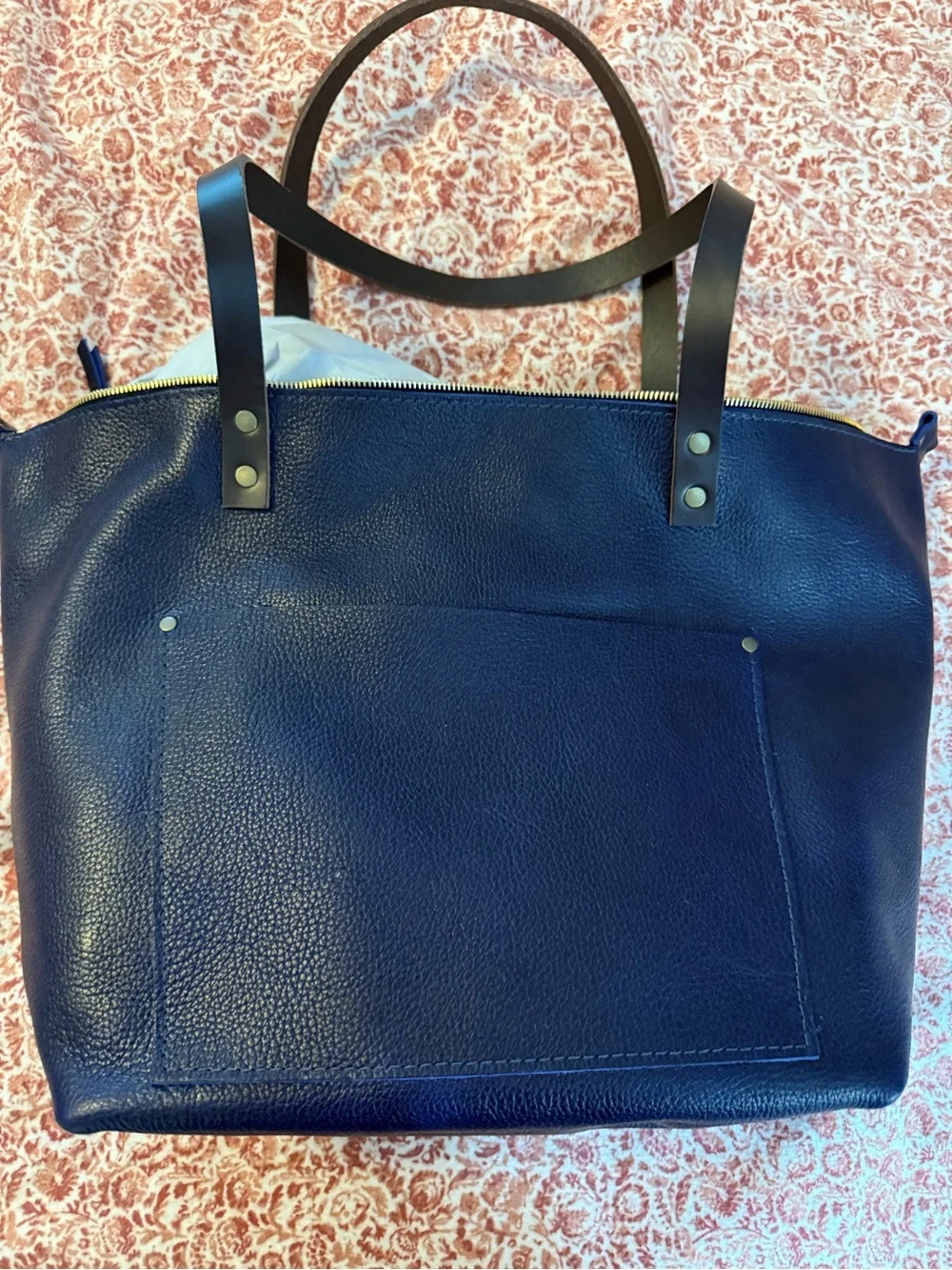 Portland Leather sleek navy